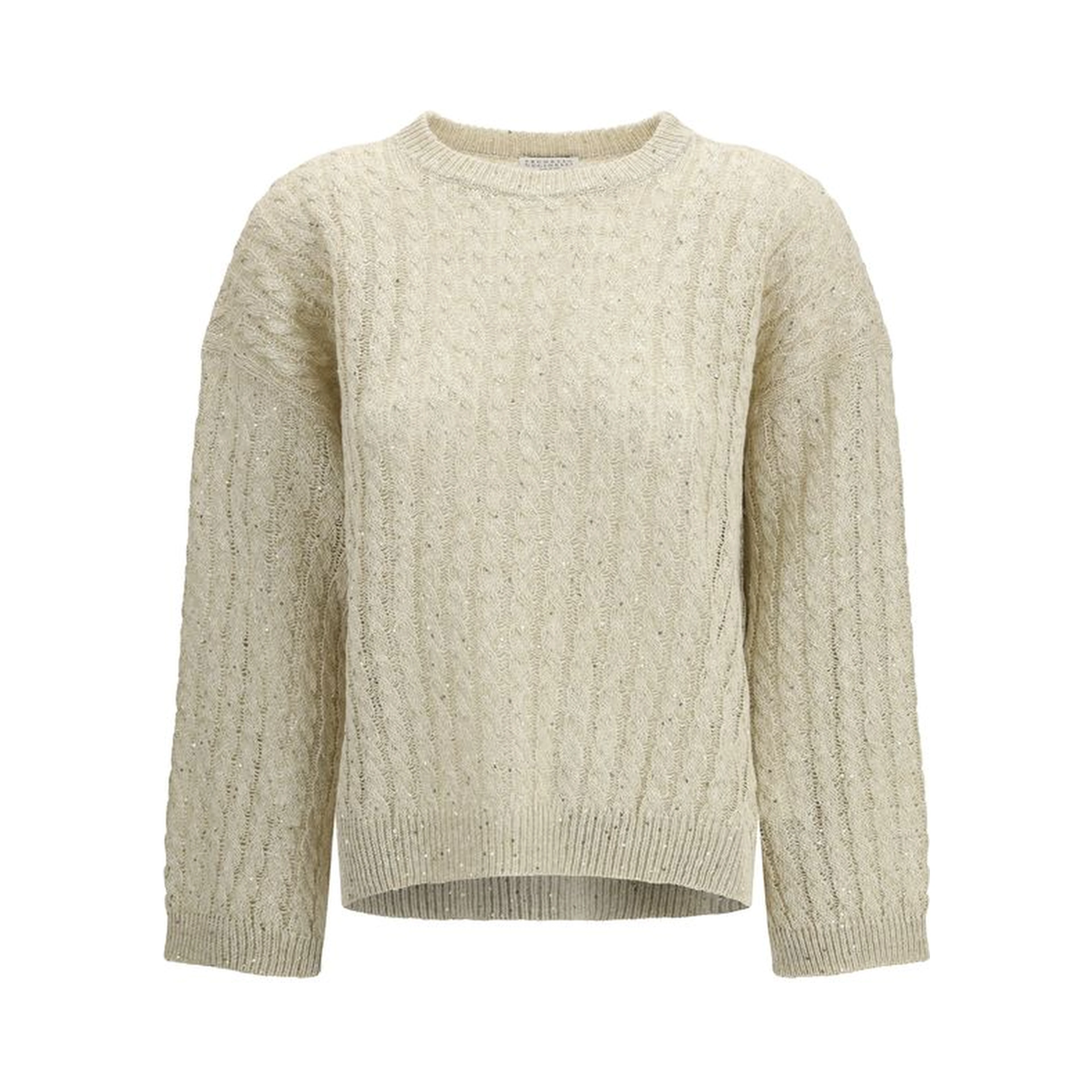 Beige Linen Sweatshirt