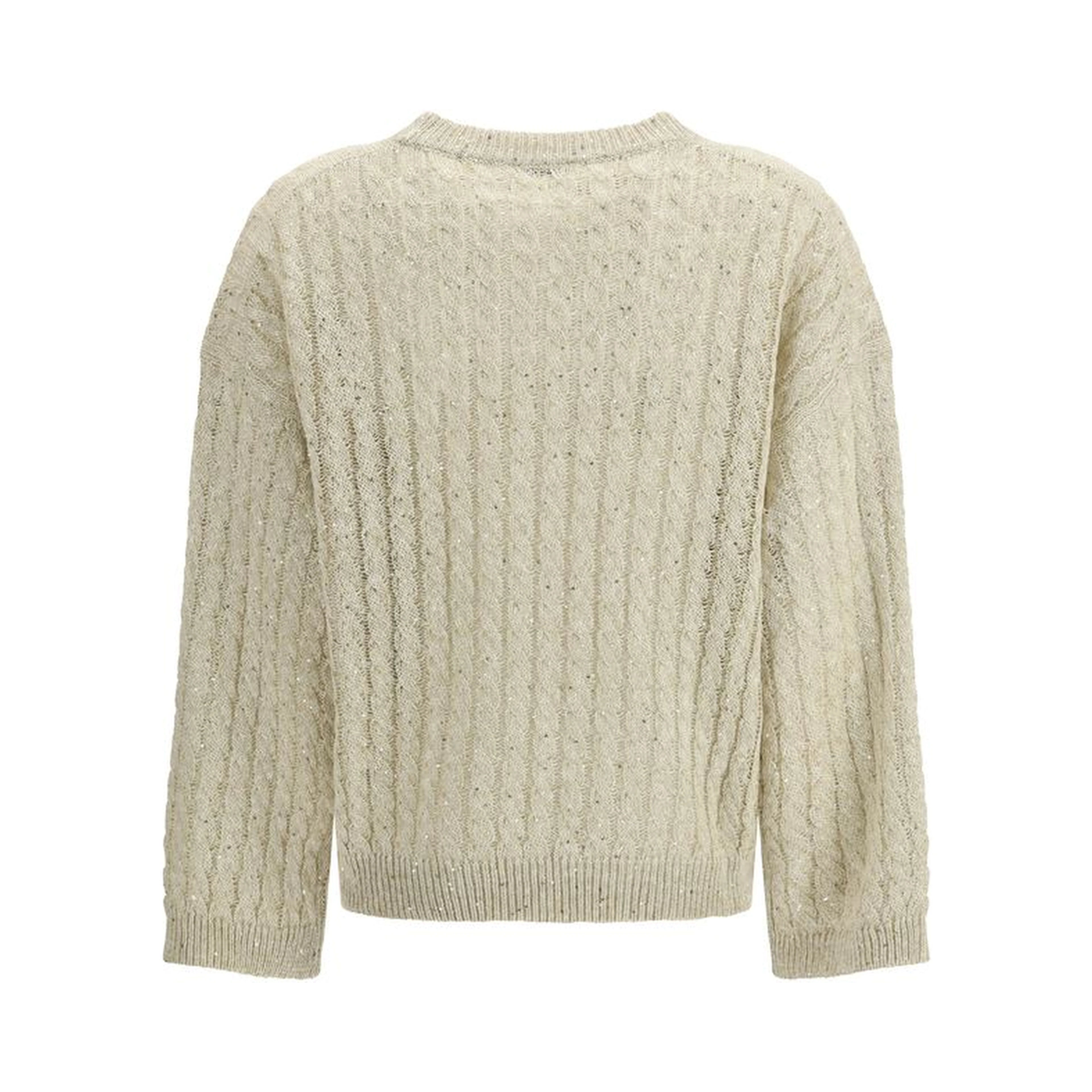 Beige Linen Sweatshirt