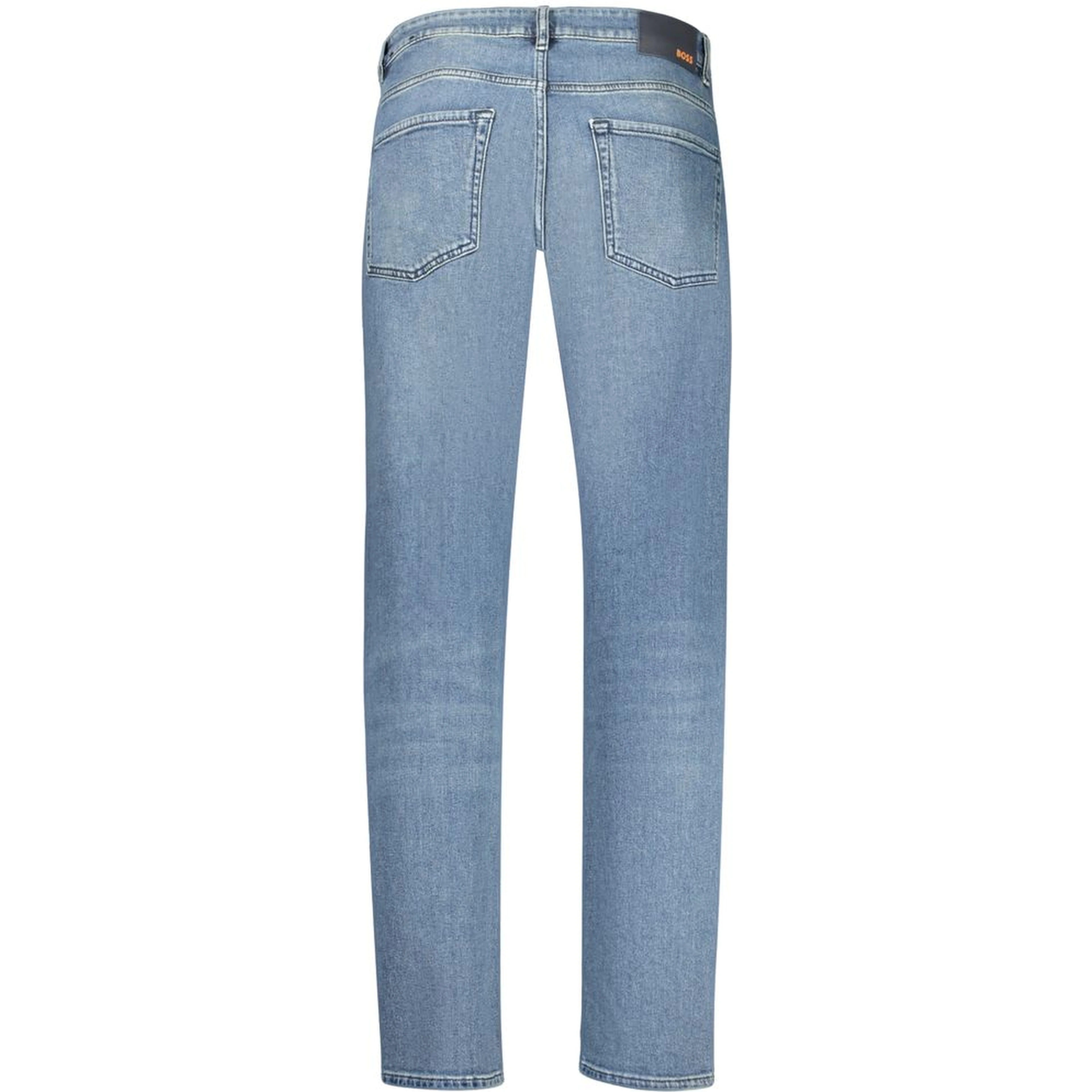 Blue Cotton Men's Regular-Fit Jeans