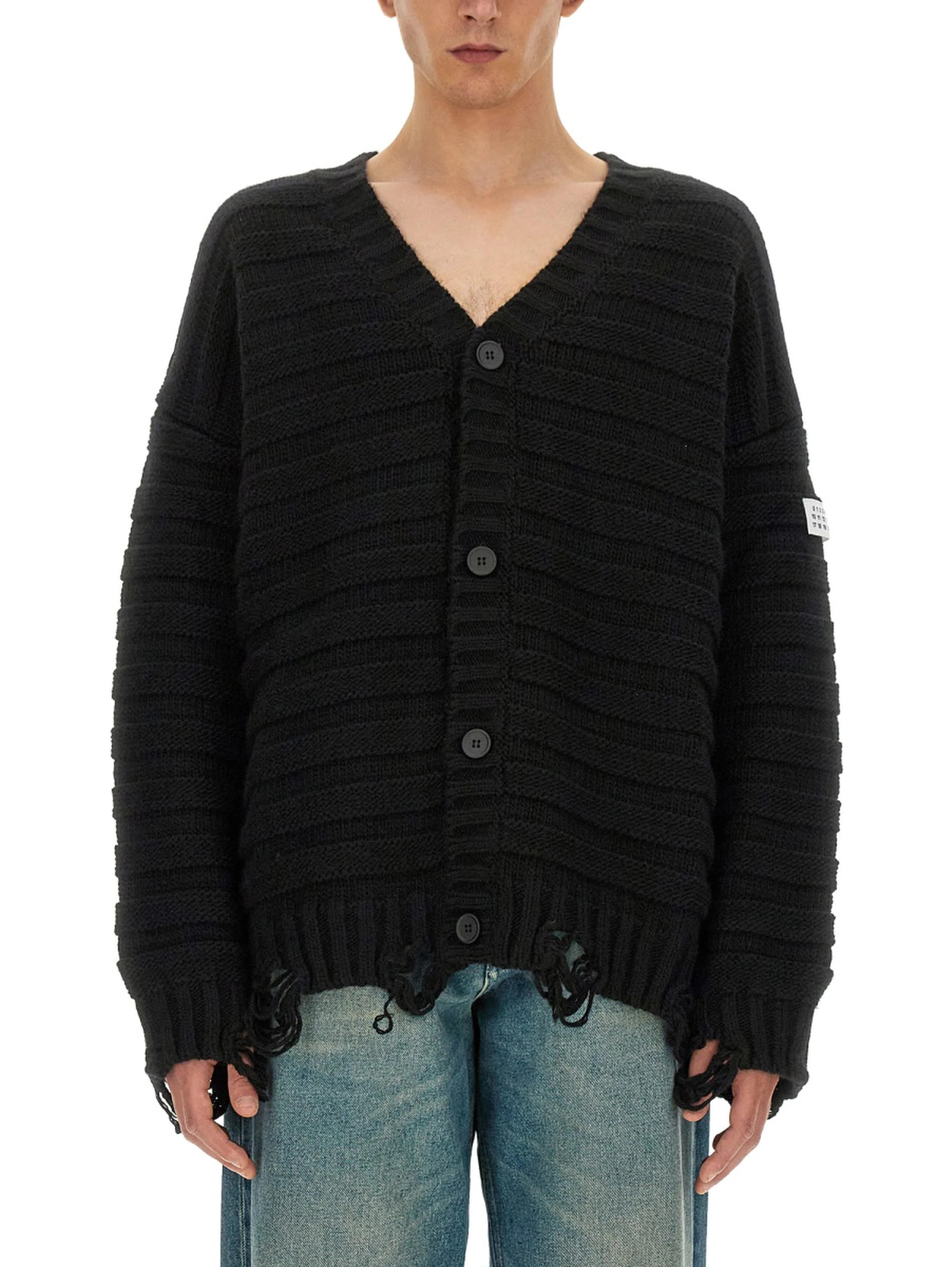 CARDIGAN CON SCOLLO A V