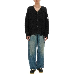 CARDIGAN CON SCOLLO A V