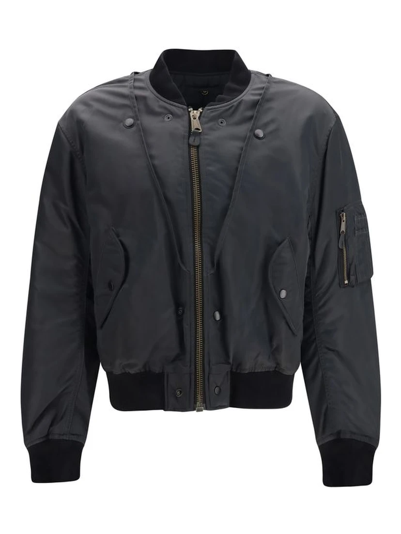 Multicolor Polyamide Bomber