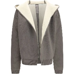 Gray Wool Oves Aries Hoodie