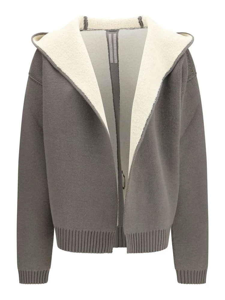 Gray Wool Oves Aries Hoodie