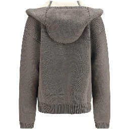 Gray Wool Oves Aries Hoodie