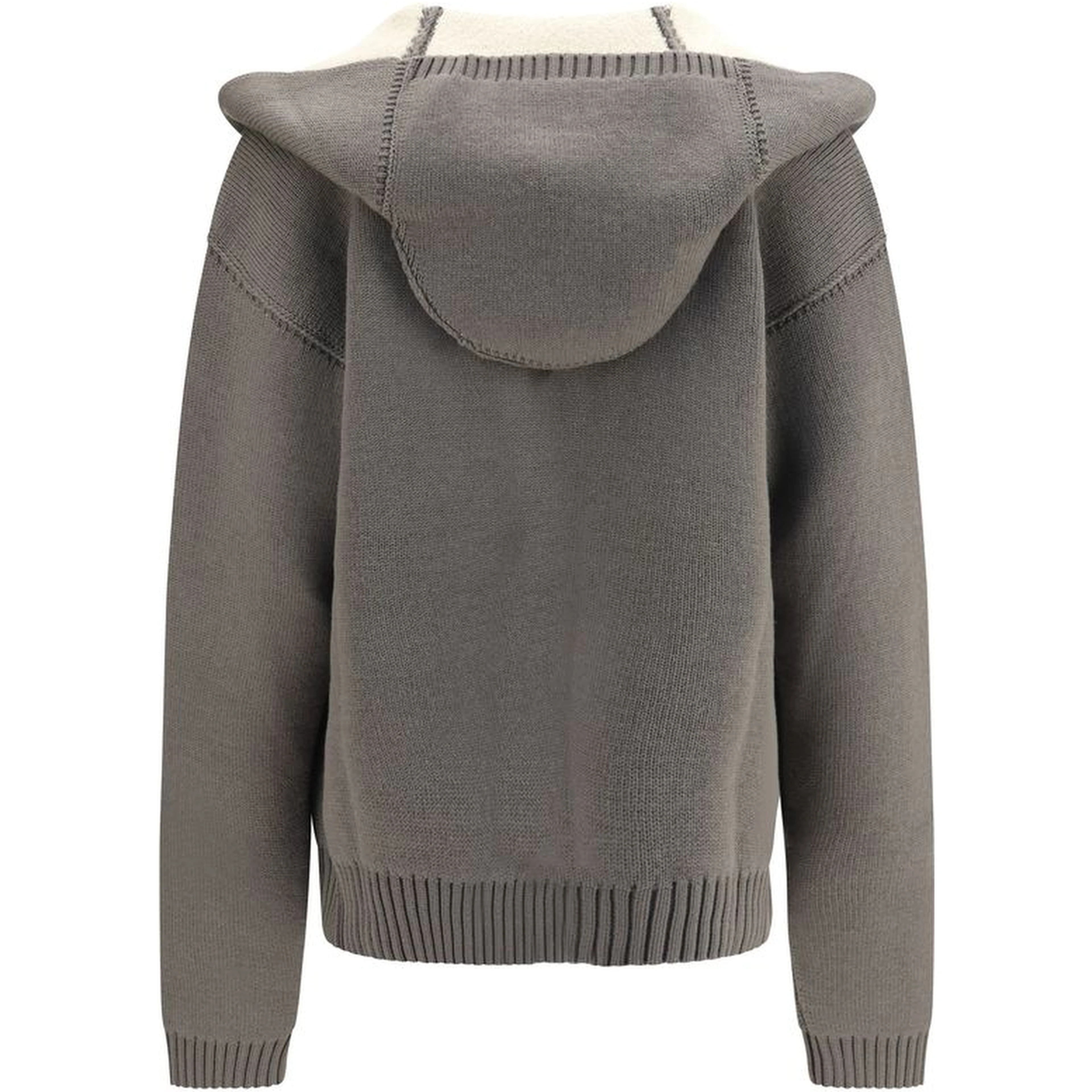 Gray Wool Oves Aries Hoodie