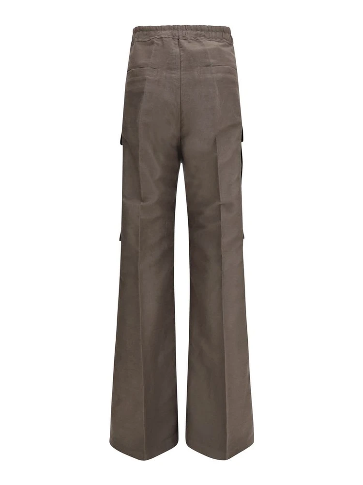 Gray Ramie Cargo Pants alternative