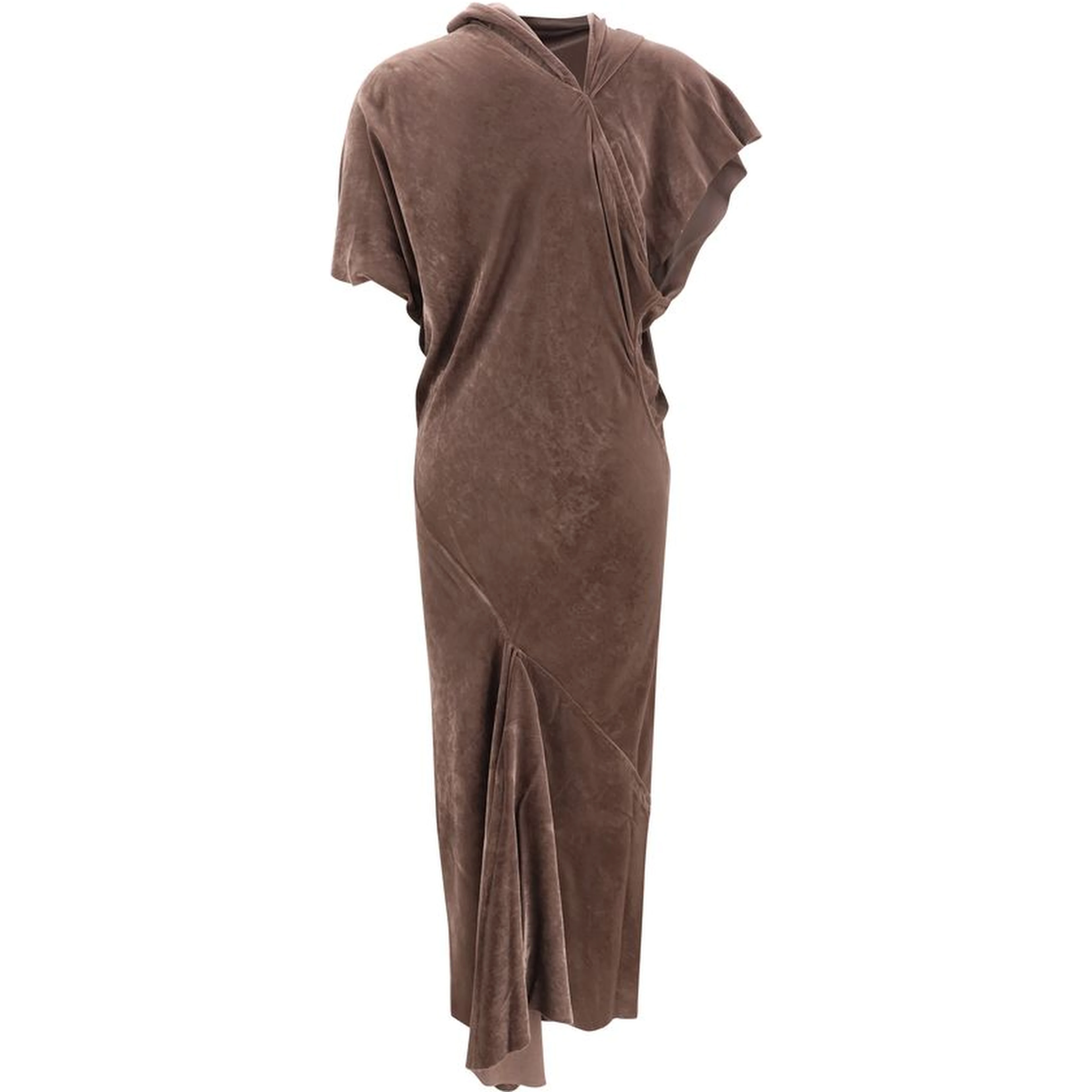 Beige Viscose Casual Dress