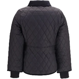 Black Polyamide Full-Length Jacket