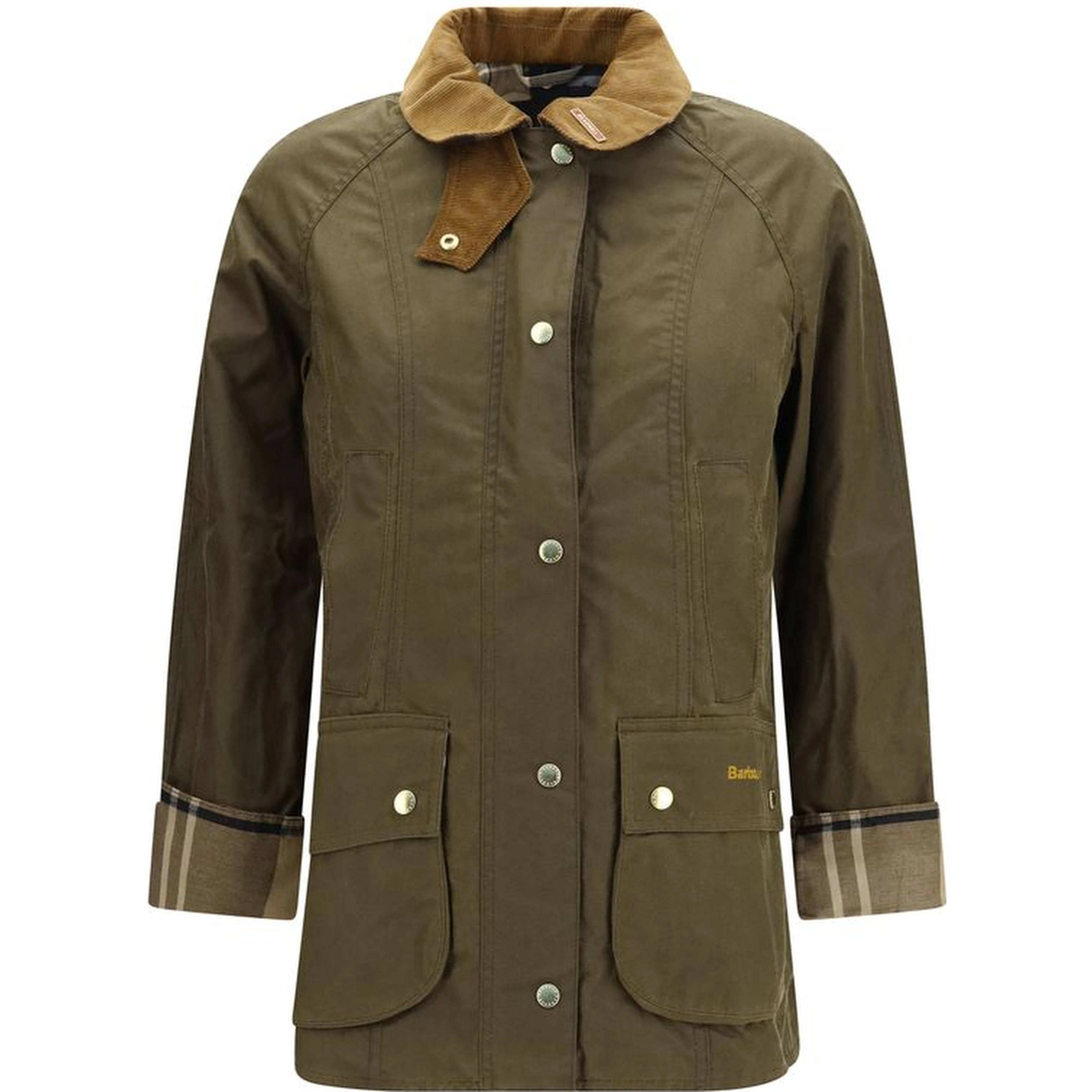Bicolor Cotton Shell Jacket