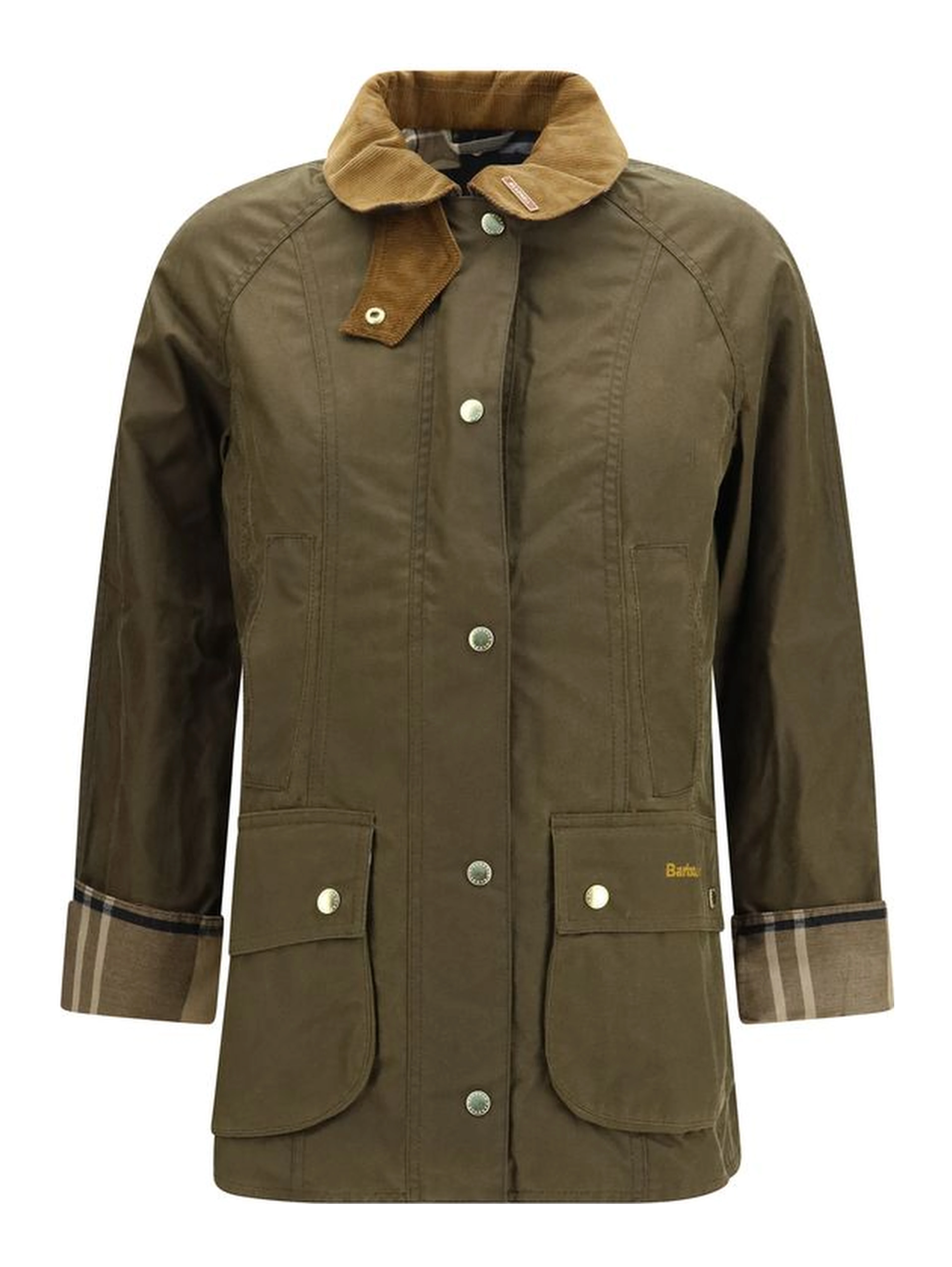 Bicolor Cotton Shell Jacket
