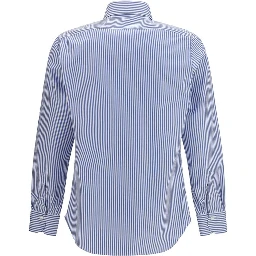 Blue Cotton Pattern Shirt