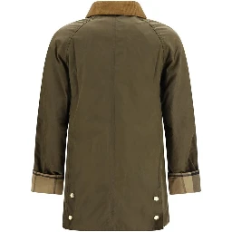 Bicolor Cotton Shell Jacket