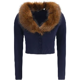 Blue Wool Oves Aries Cardigan