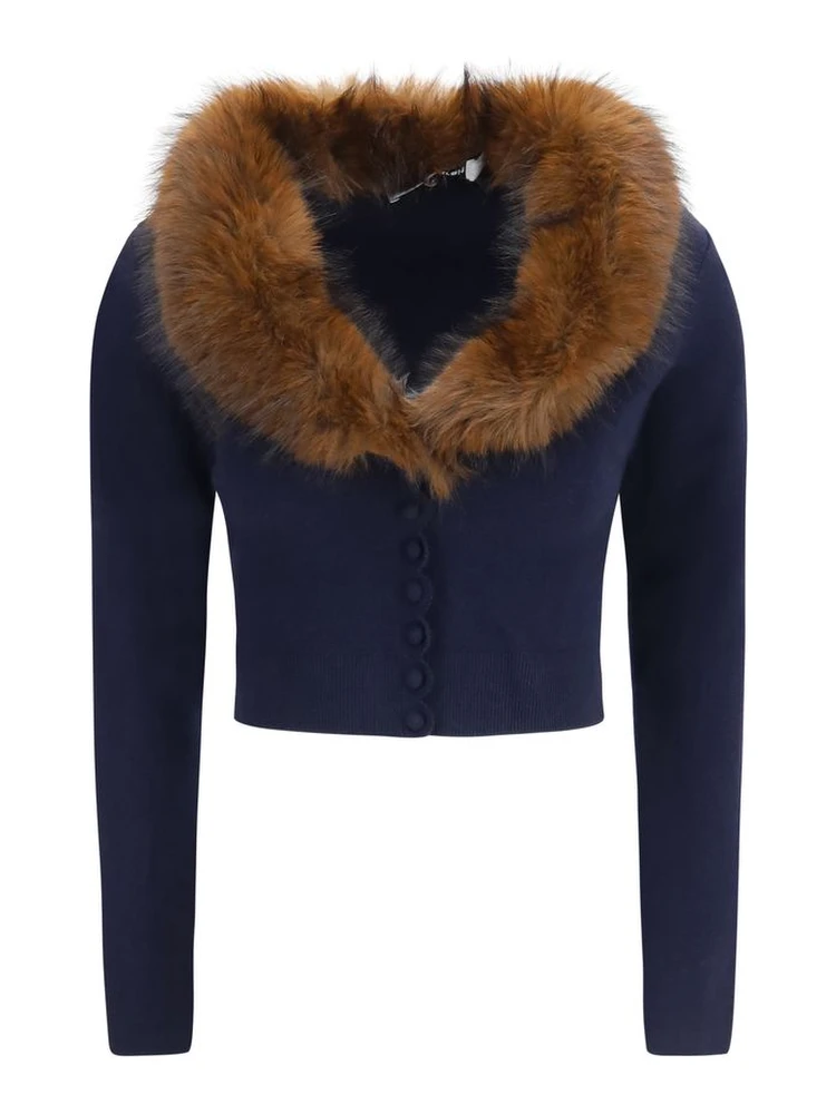 Blue Wool Oves Aries Cardigan