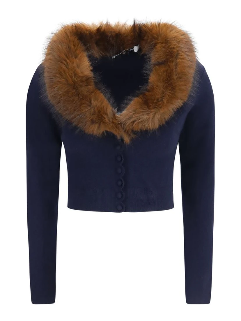 Blue Wool Oves Aries Cardigan
