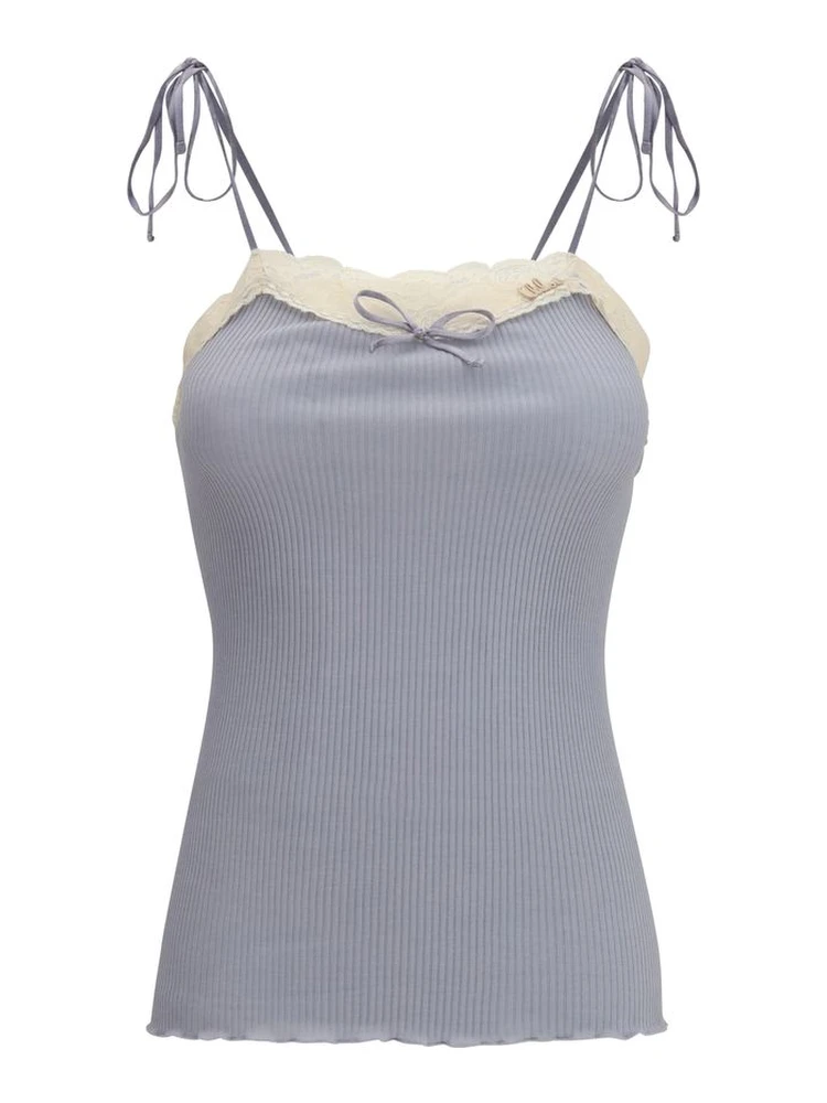 Blue Cashmere T-Shirt