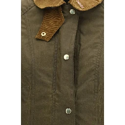 Bicolor Cotton Shell Jacket