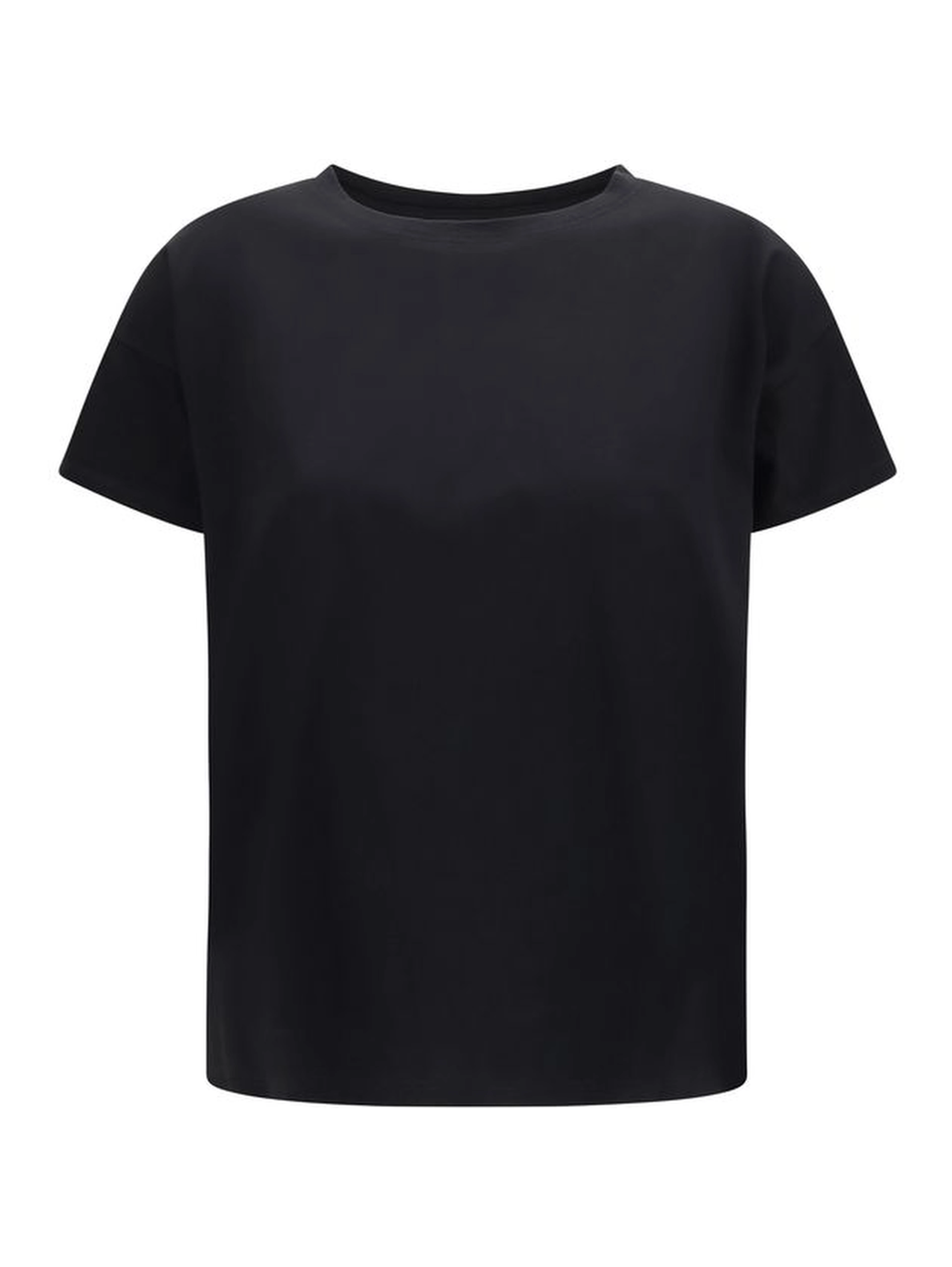 Black Cotton T-Shirt