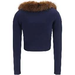 Blue Wool Oves Aries Cardigan