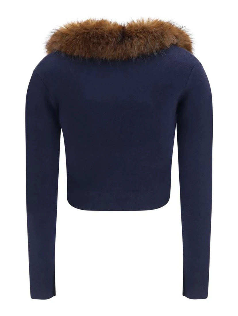Blue Wool Oves Aries Cardigan