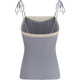 Blue Cashmere T-Shirt