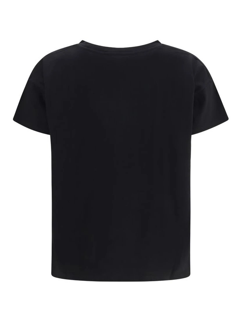 Black Cotton T-Shirt