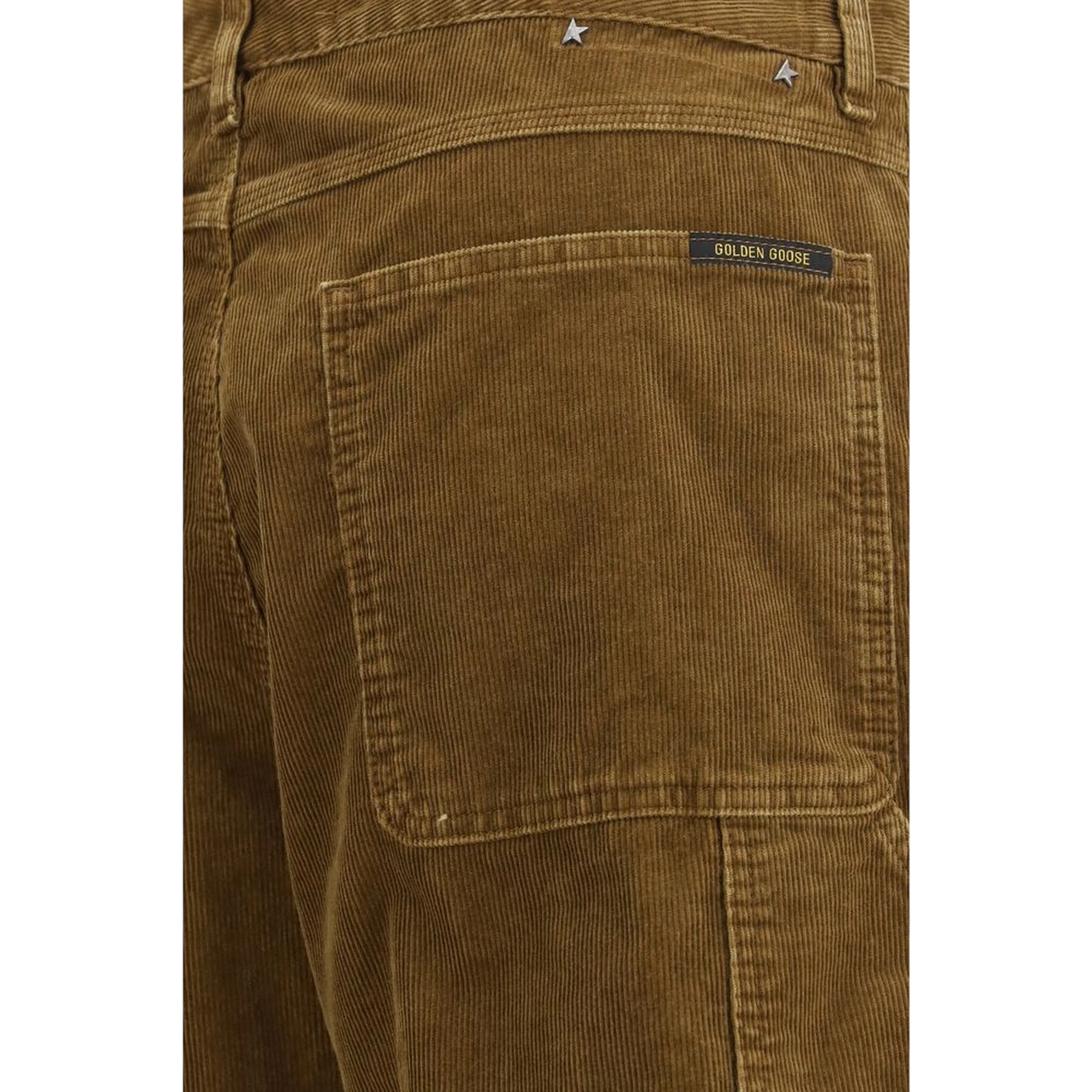 Brown Cotton Cargo Pants