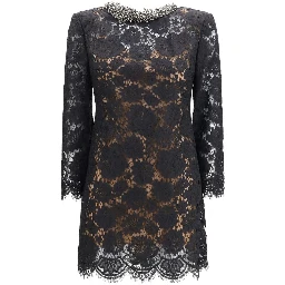 Black Polyamide Casual Dress