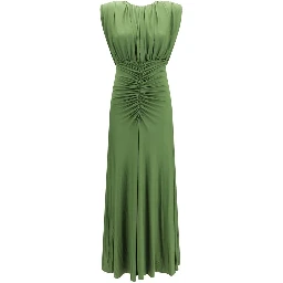 Bicolor Viscose Casual Dress