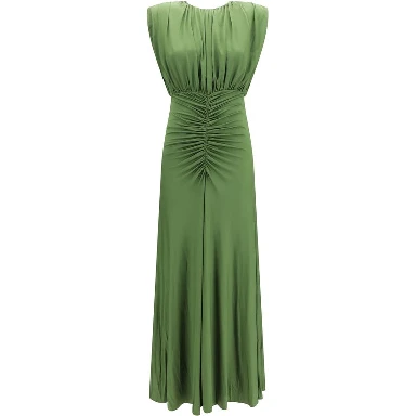 Bicolor Viscose Casual Dress
