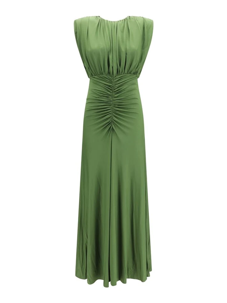 Bicolor Viscose Casual Dress