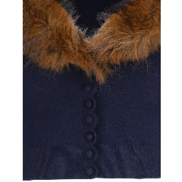 Blue Wool Oves Aries Cardigan