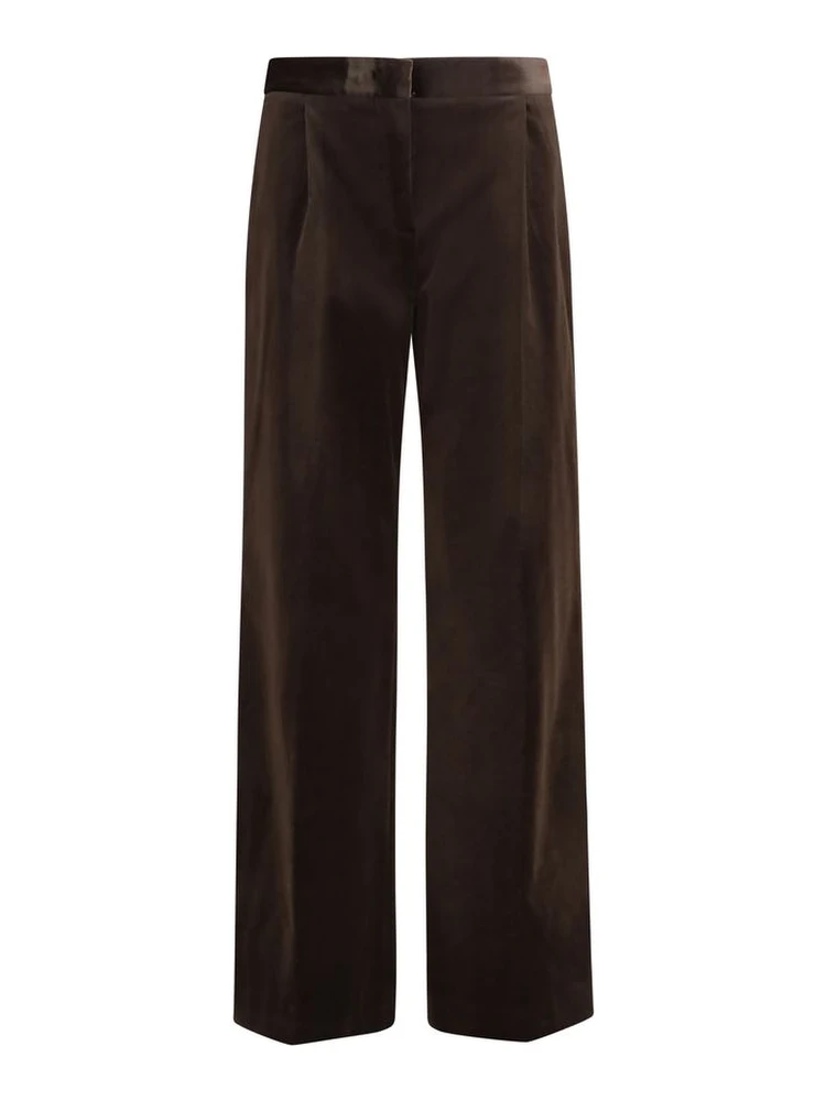 Brown Cotton Pants
