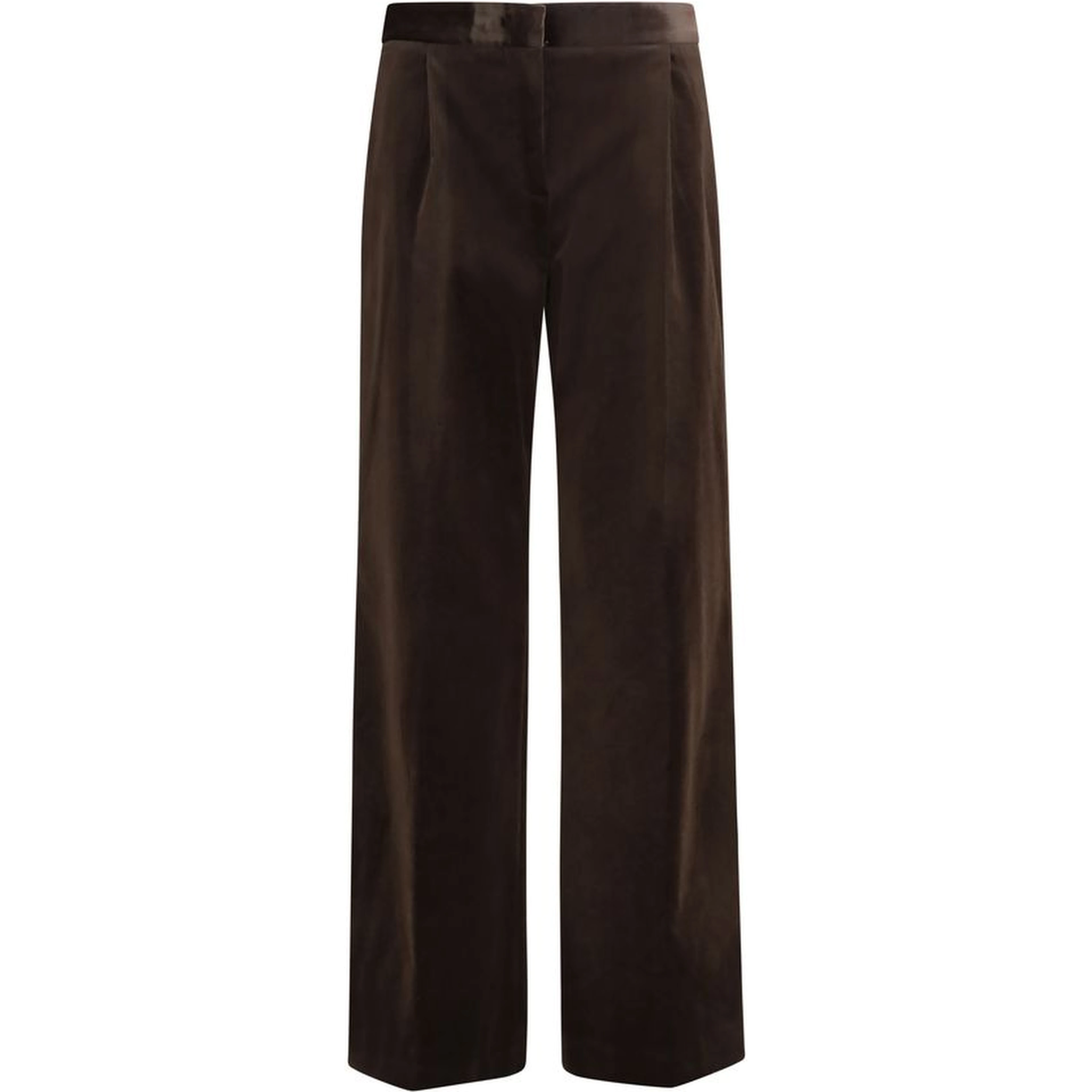 Brown Cotton Pants
