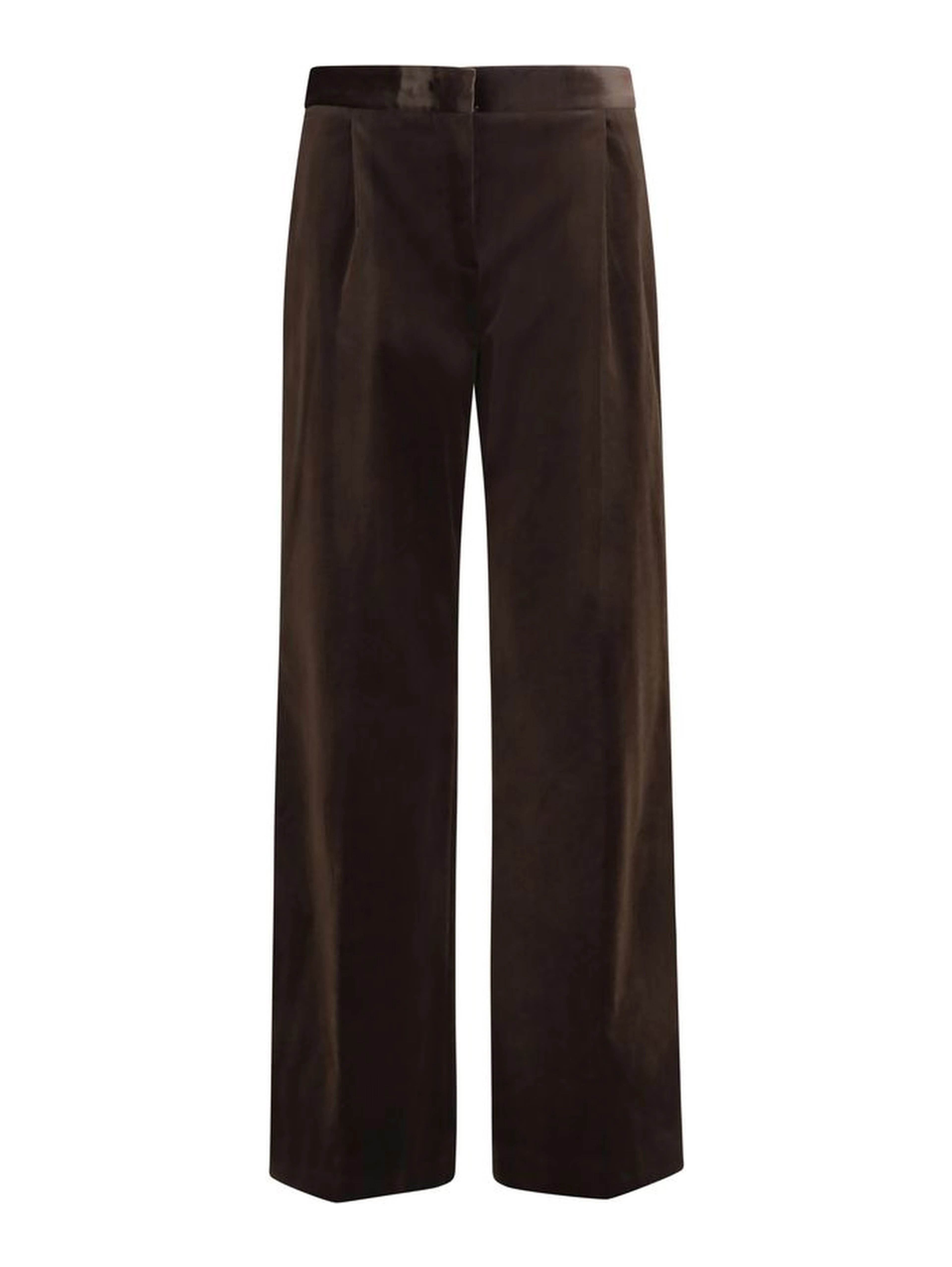 Brown Cotton Pants