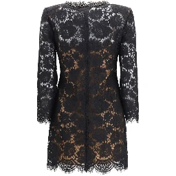 Black Polyamide Casual Dress
