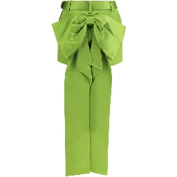 Bicolor Polyester Mini Skirt