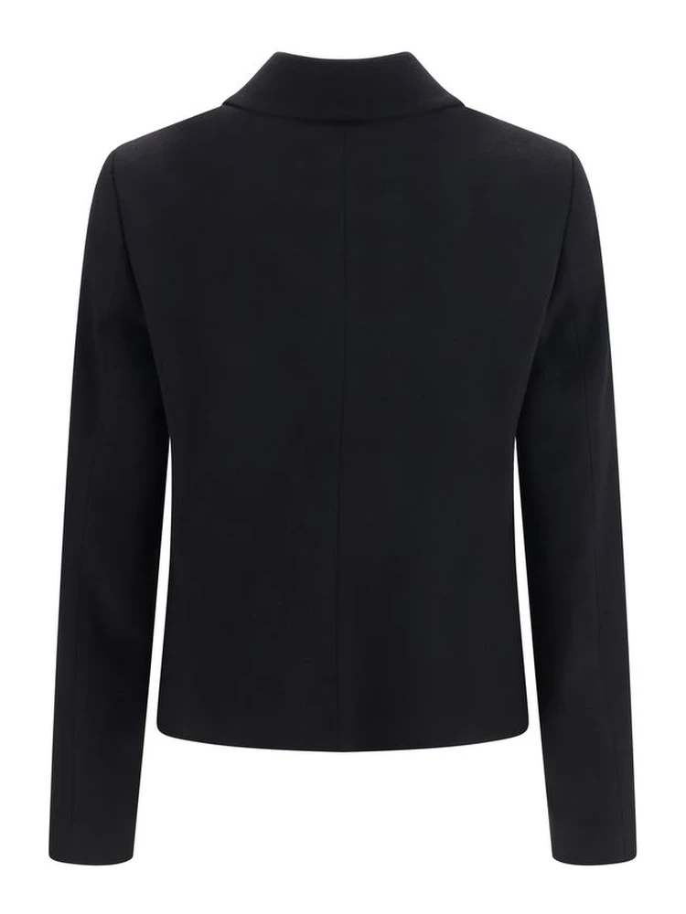 Black Wool Oves Aries Full-Length Jacket alternative