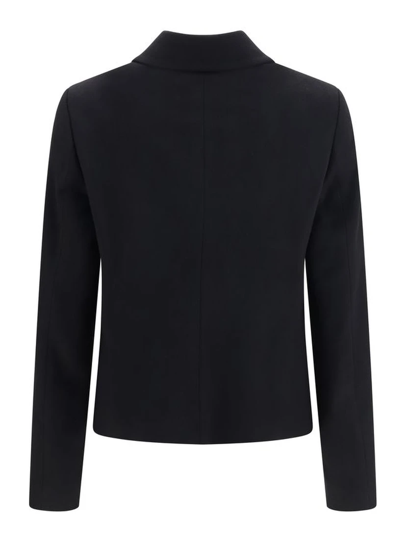 Black Wool Oves Aries Full-Length Jacket