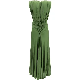 Bicolor Viscose Casual Dress