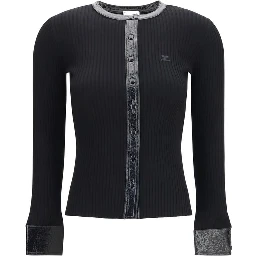 Black Viscose Cardigan