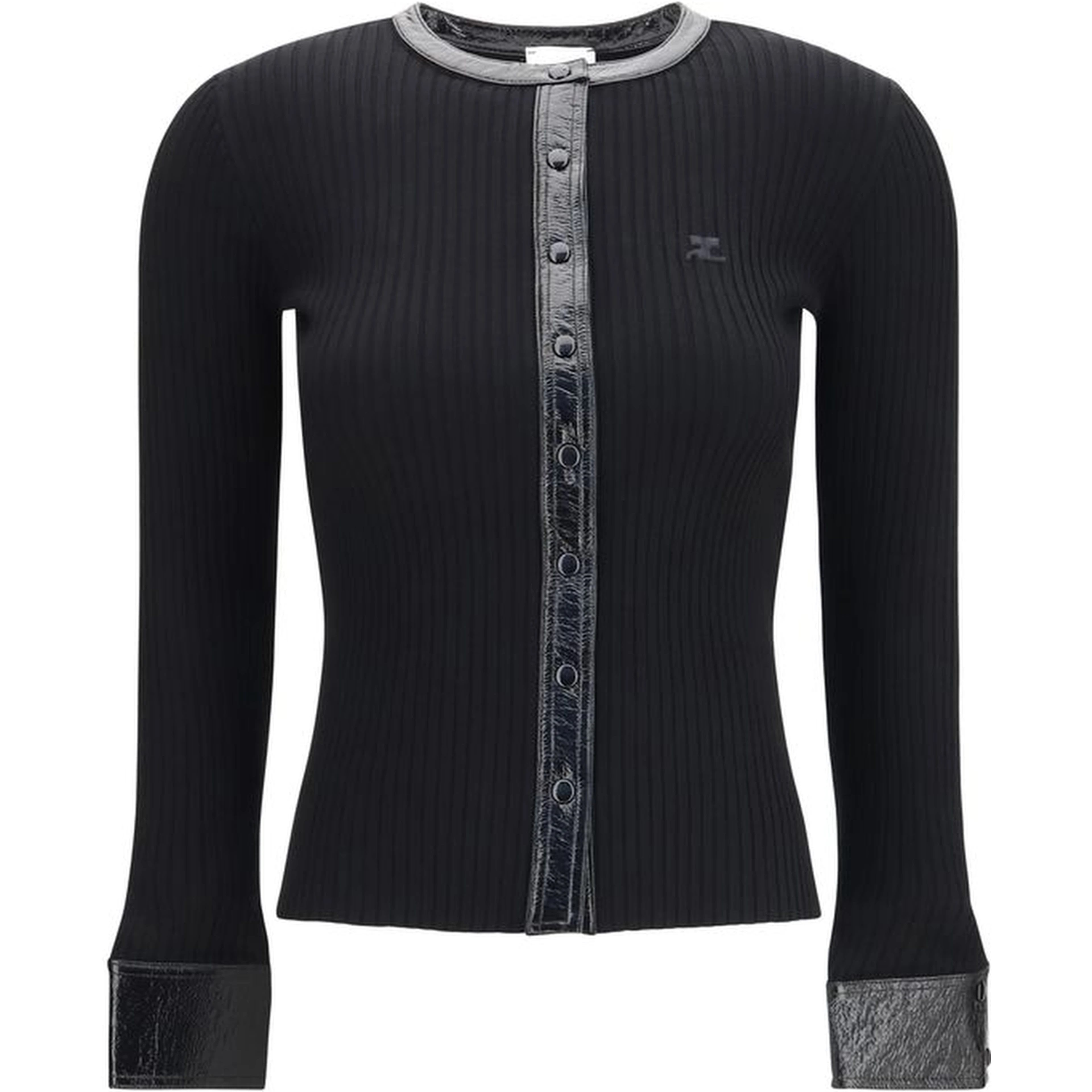 Black Viscose Cardigan