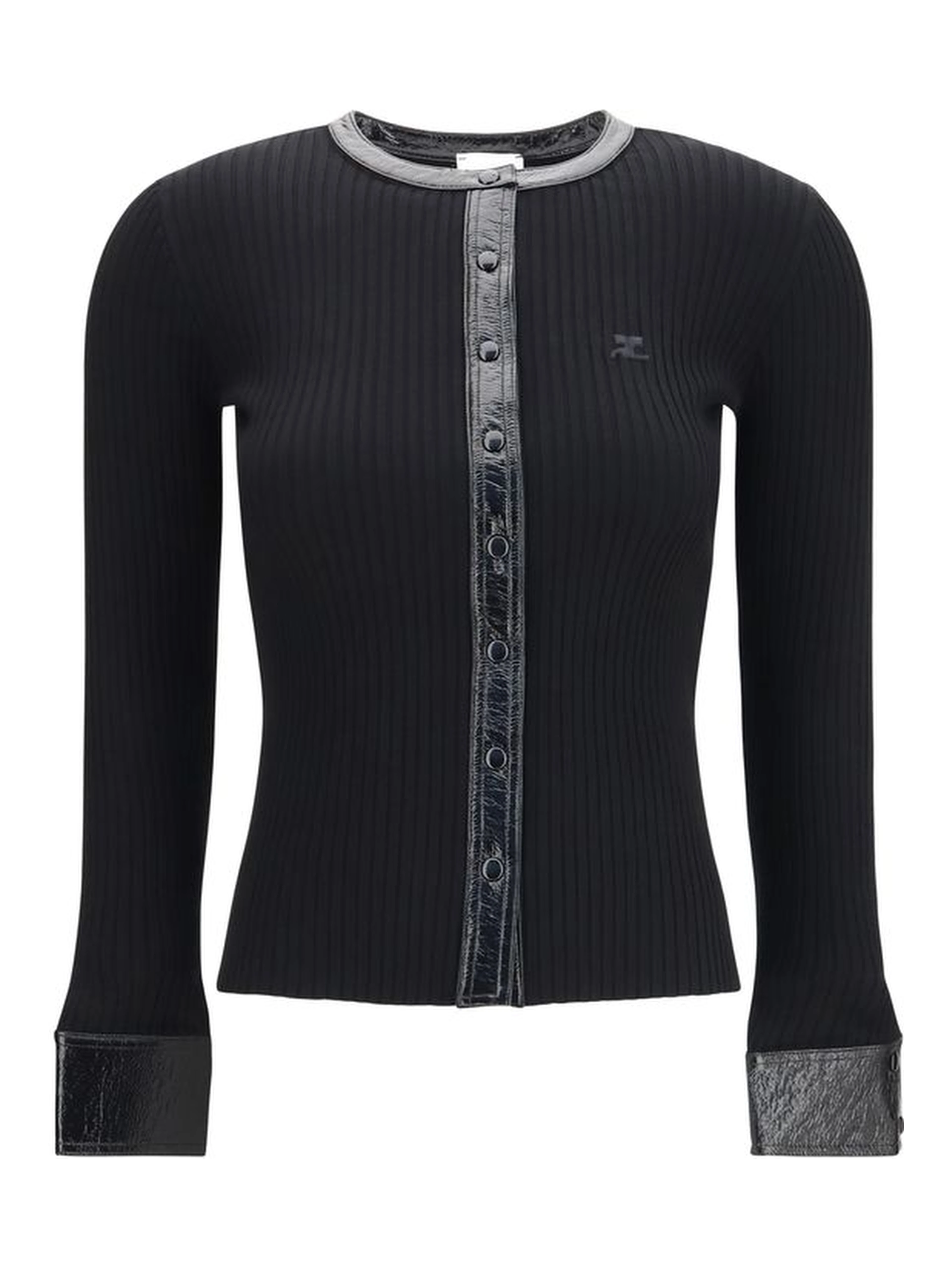 Black Viscose Cardigan