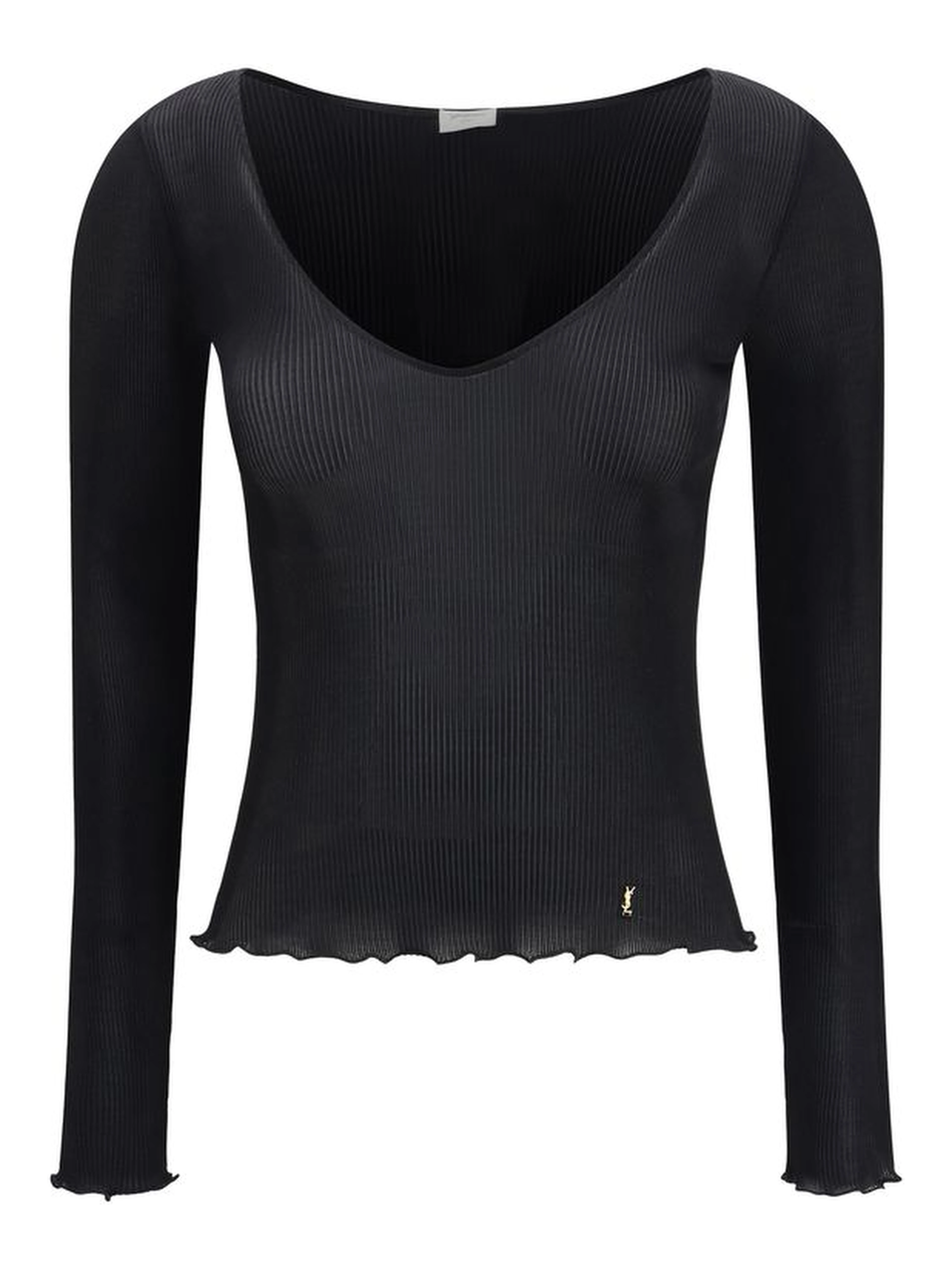 Black Silk Blouse
