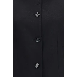 Black Wool Oves Aries Full-Length Jacket