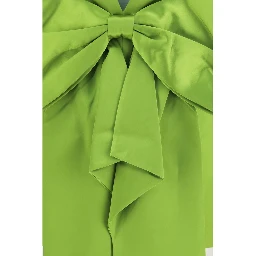 Bicolor Polyester Casual Dress