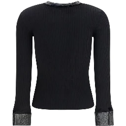 Black Viscose Cardigan