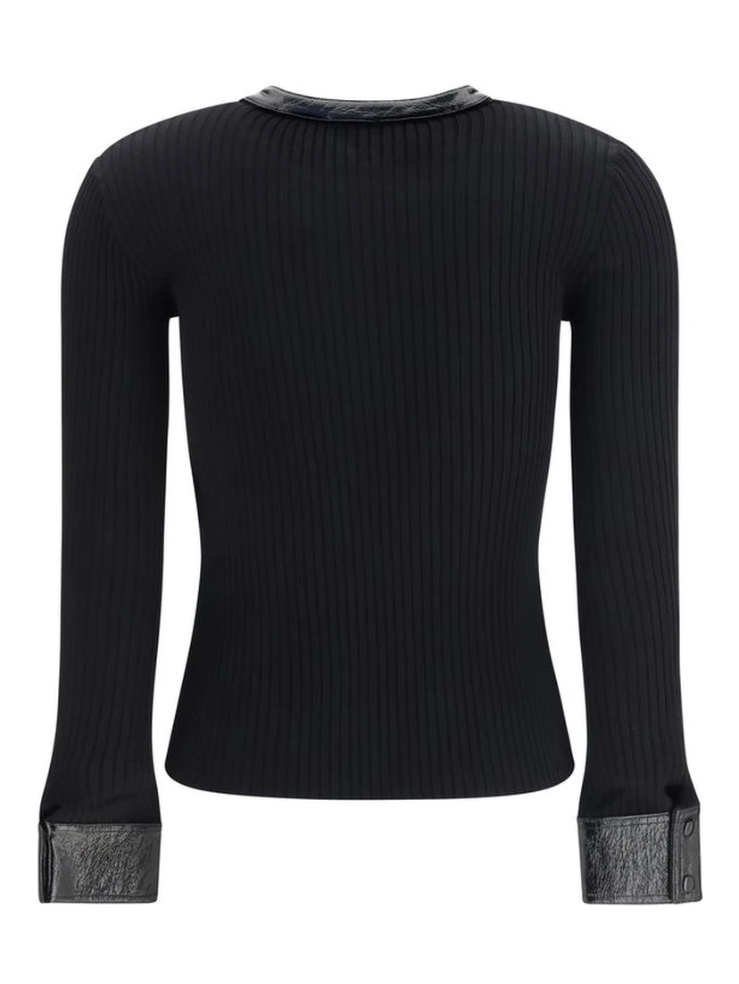Black Viscose Cardigan