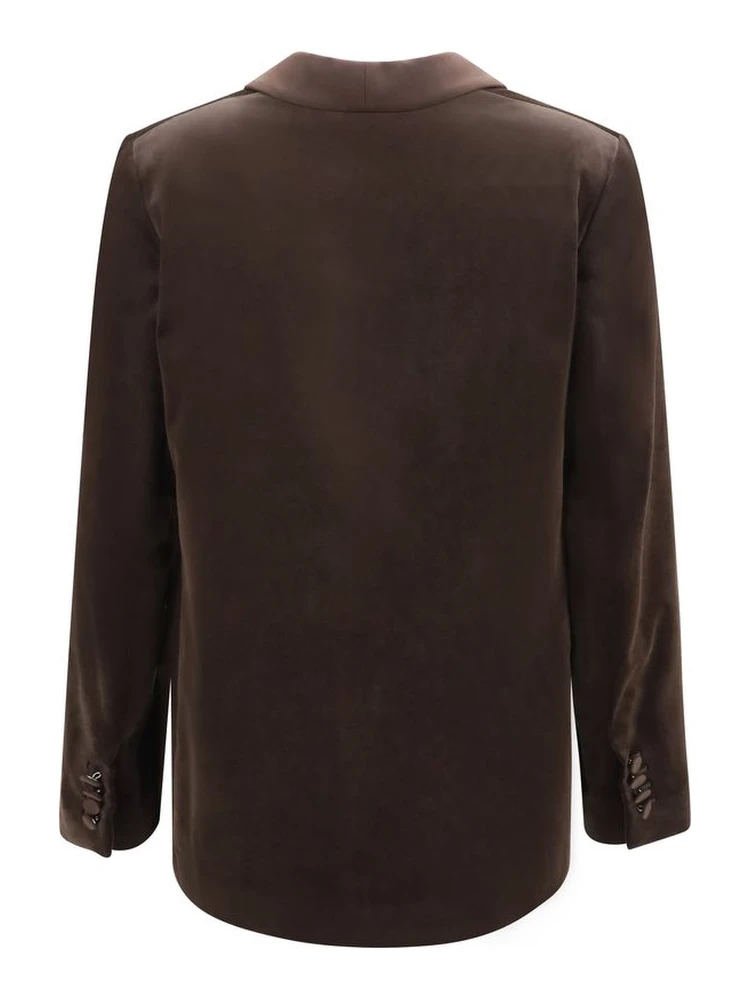 Brown Cotton Blazer alternative